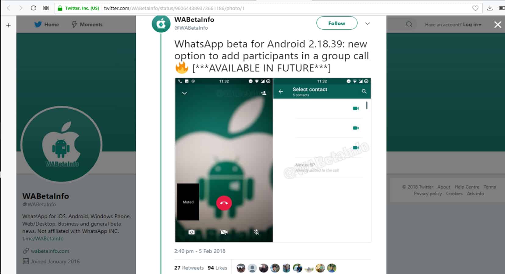 TECHGYO_ Whatsapp will soon launch group voice and video calling