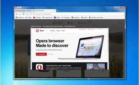 how to change the default search engine in Opera