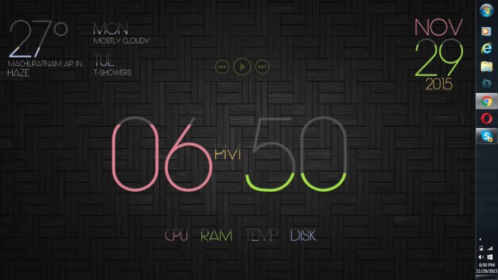 LIM!T Rainmeter Skin