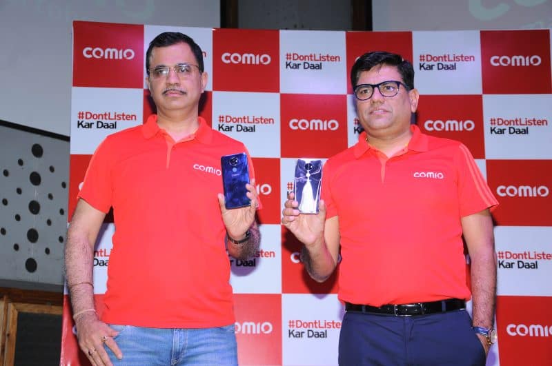 Mr. Sumit Sehgal, Chief Marketing Officer, COMIO Smartphones_ Mr. Sanjay Kalirona, CEO & Director