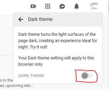 How To Enable Youtube Dark Mode 5