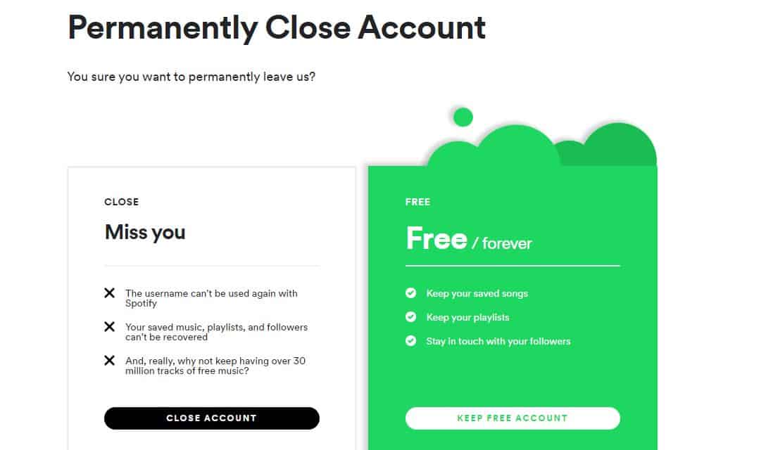 How to Delete Spotify account
