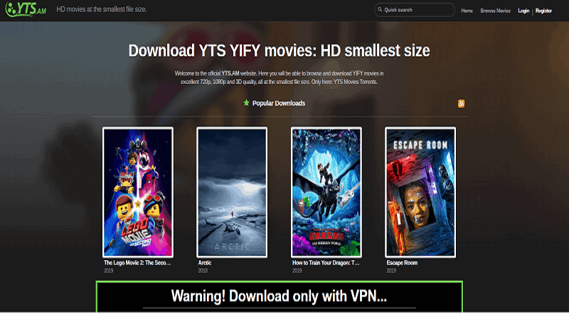 Putlocker Alternative YIFY Stream