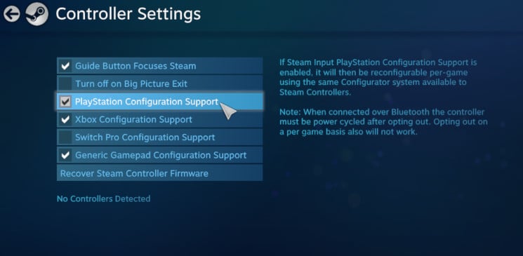 Ps4 configuration support как отключить