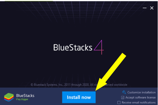 how to use bluestacks barqrcode