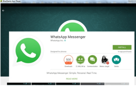 using whatsapp on mac using bluestacks without smartphone