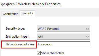 Network properties.