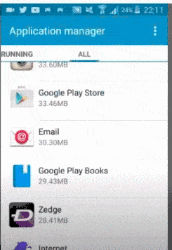 uninstall Google Play updates.