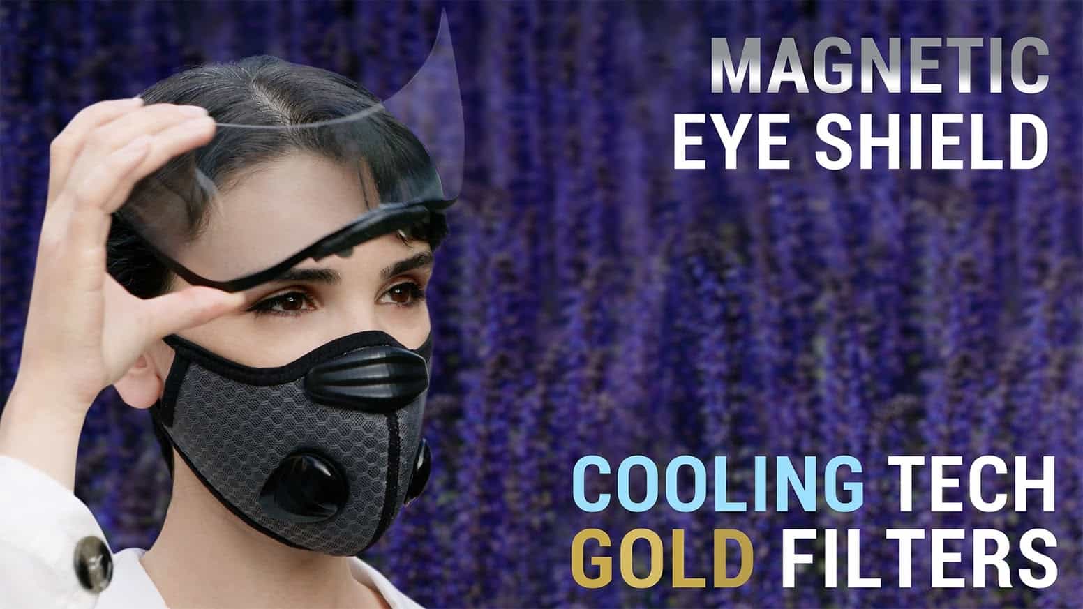 face mask with cooling technology