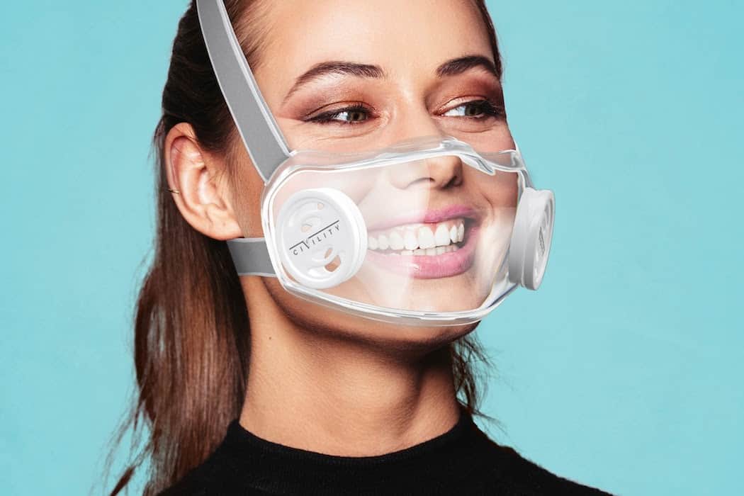 transparent face mask