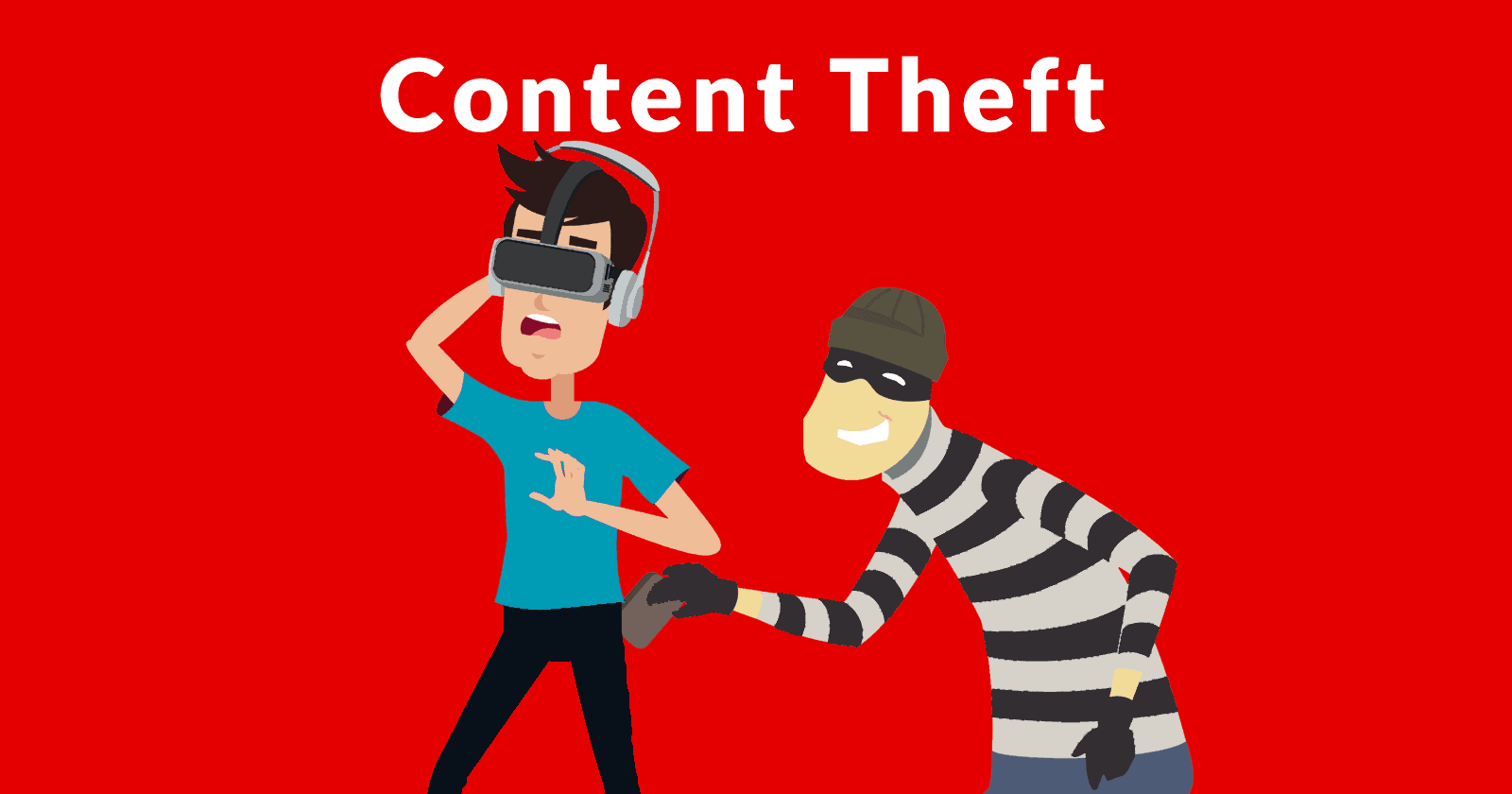 Theft stealing. Theft content PSD.