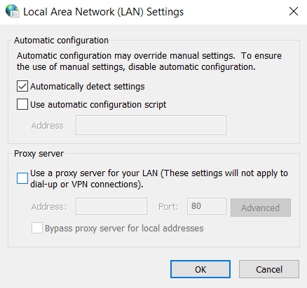 LAN Settings