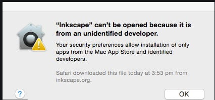 inkscape not opening