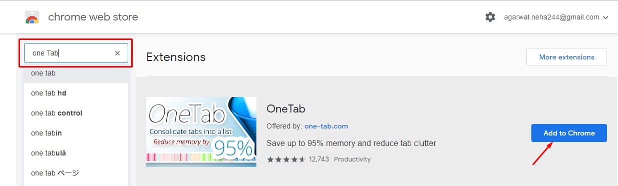 chrome web store