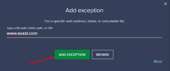 add exception