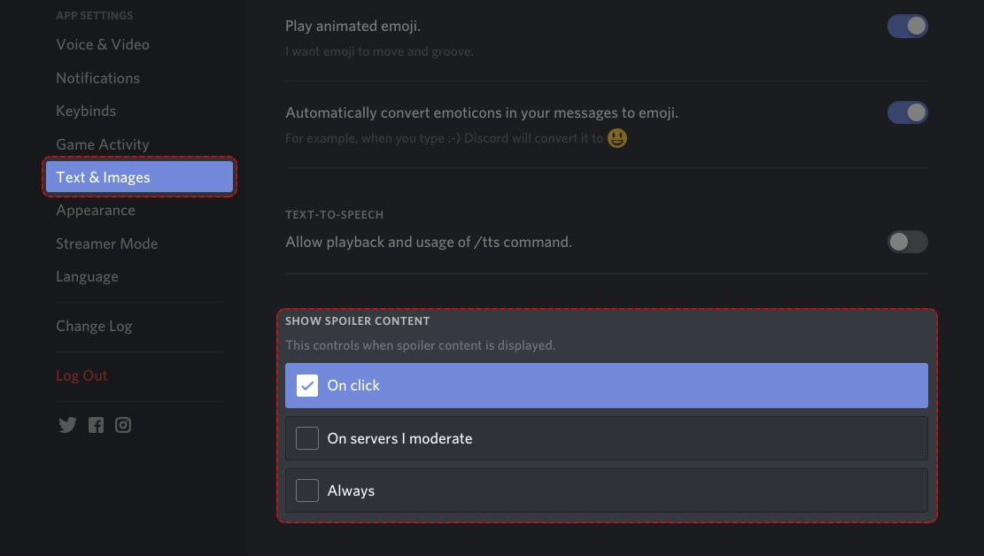 Discord on a desktop 