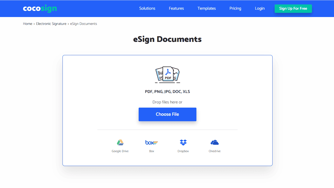 cocosign online signature tools