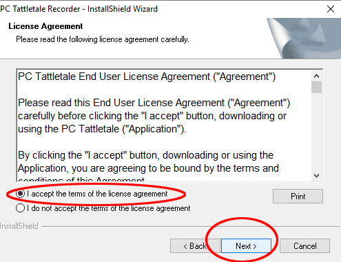  license agreement