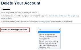How to delete Instagram account? - TechStory