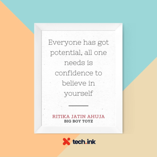 Ritika Jatin Ahuja  quote on confidence and believe in yourself