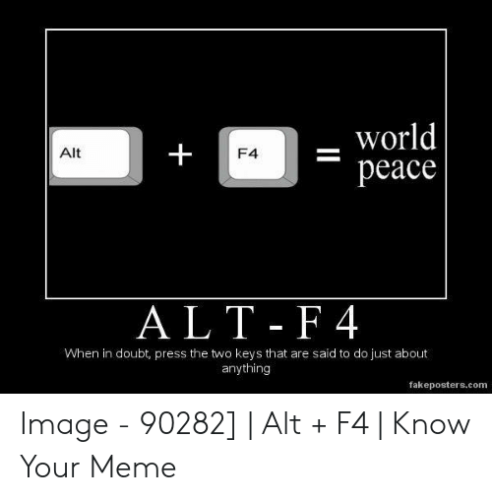 ALT F4 - Things no one will tell you about it and why is the alt F4 meme so popular! 3