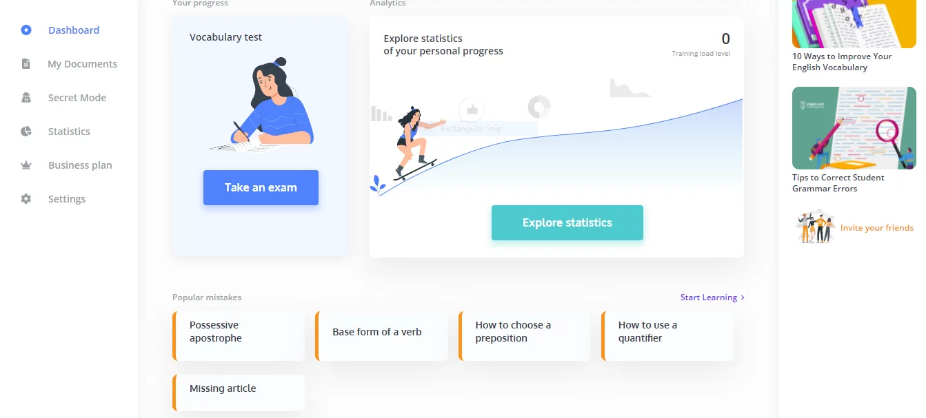 Linguix Review - Must Have AI Writing Assistant linguix User Interface