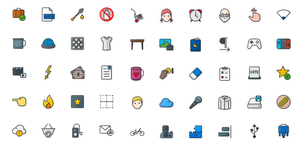 stencil icons