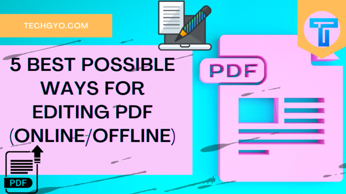 Best Free Pdf Editor For Online Offline Mode