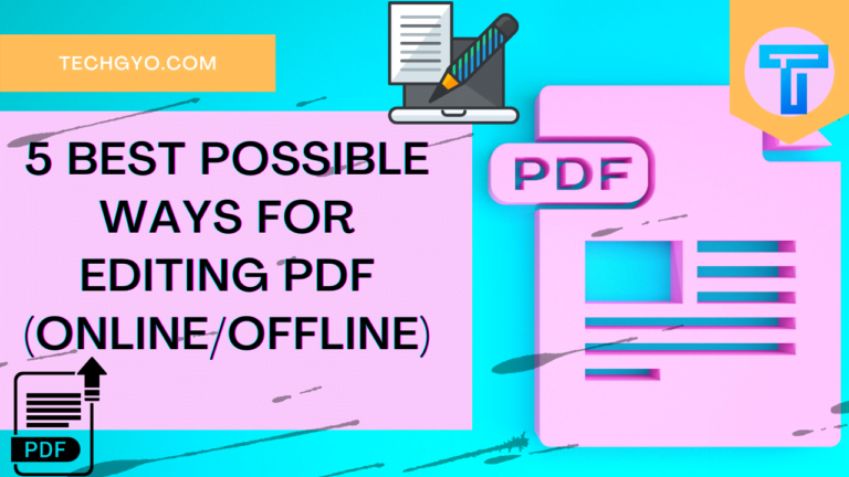 Best Free Pdf Editor For Online Offline Mode