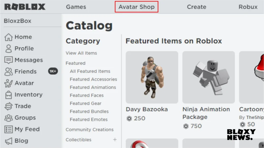 avatar shop